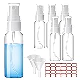 Zoizocp Spray Bottles, 2oz/50ml Clear Empty Fine
