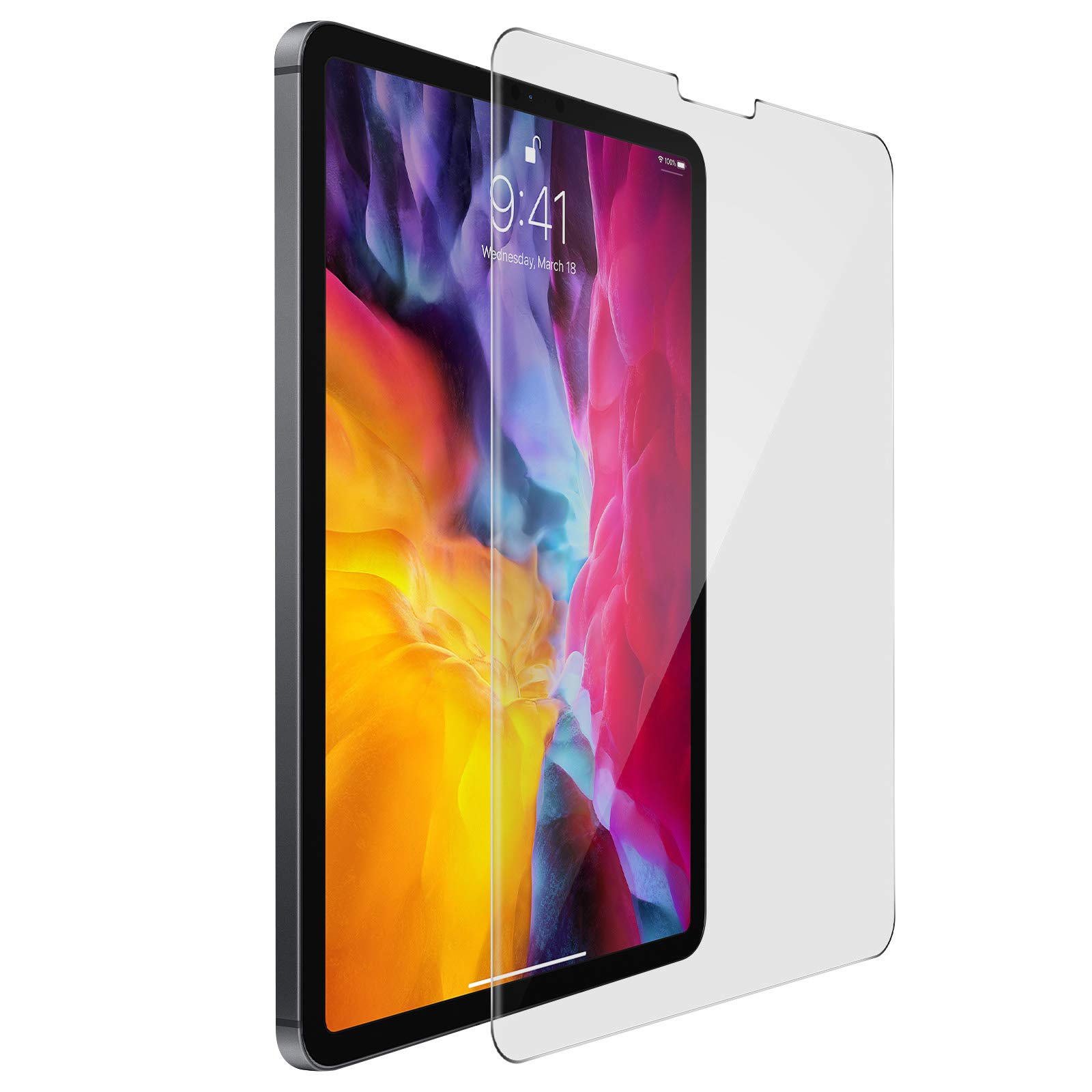 4smarts Second Glass 2.5D Screen Protector Compatible with iPad Air (2020)