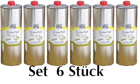 Tiroler Steinöl Bremsenöl, 6er Set Sparpreis gegen Fliegen, Insekten, Fliegen, Bremsen, Zecken usw