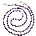 KAI Top Eyeglasses Chain Sunglasses Chain Fashion Natural Stone Beaded Mask Lanyard Chain Face Mask Holder Chain for Women