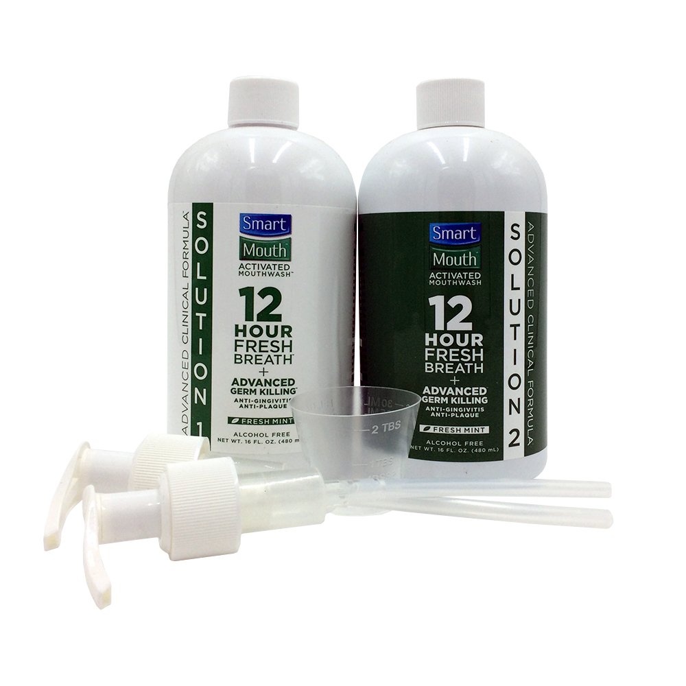 SmartMouth ACF Mouthwash Mint (Advance Clinical Formula), 32 Ounce