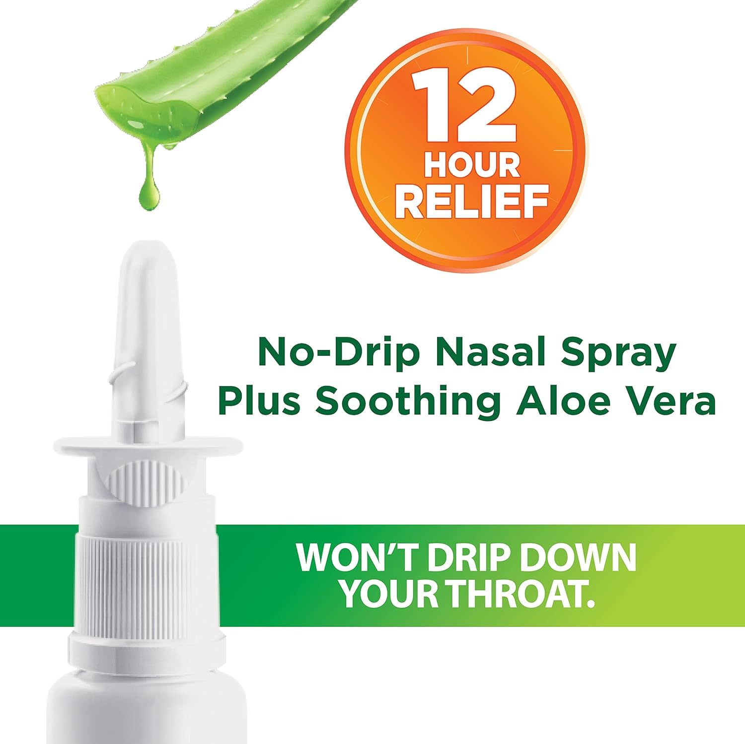 Zicam Extreme Congestion Relief Nasal Spray, 12 Hour Relief, No-Drip Liquid with Soothing Aloe Vera - 0.50 fl oz (Pack of 4)