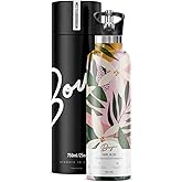 Bougie Tiare Bliss Insulated Water Bottle, Gift Tube, 25-Ounces, Stainless Steel, Multicolor, Kitchen Décor