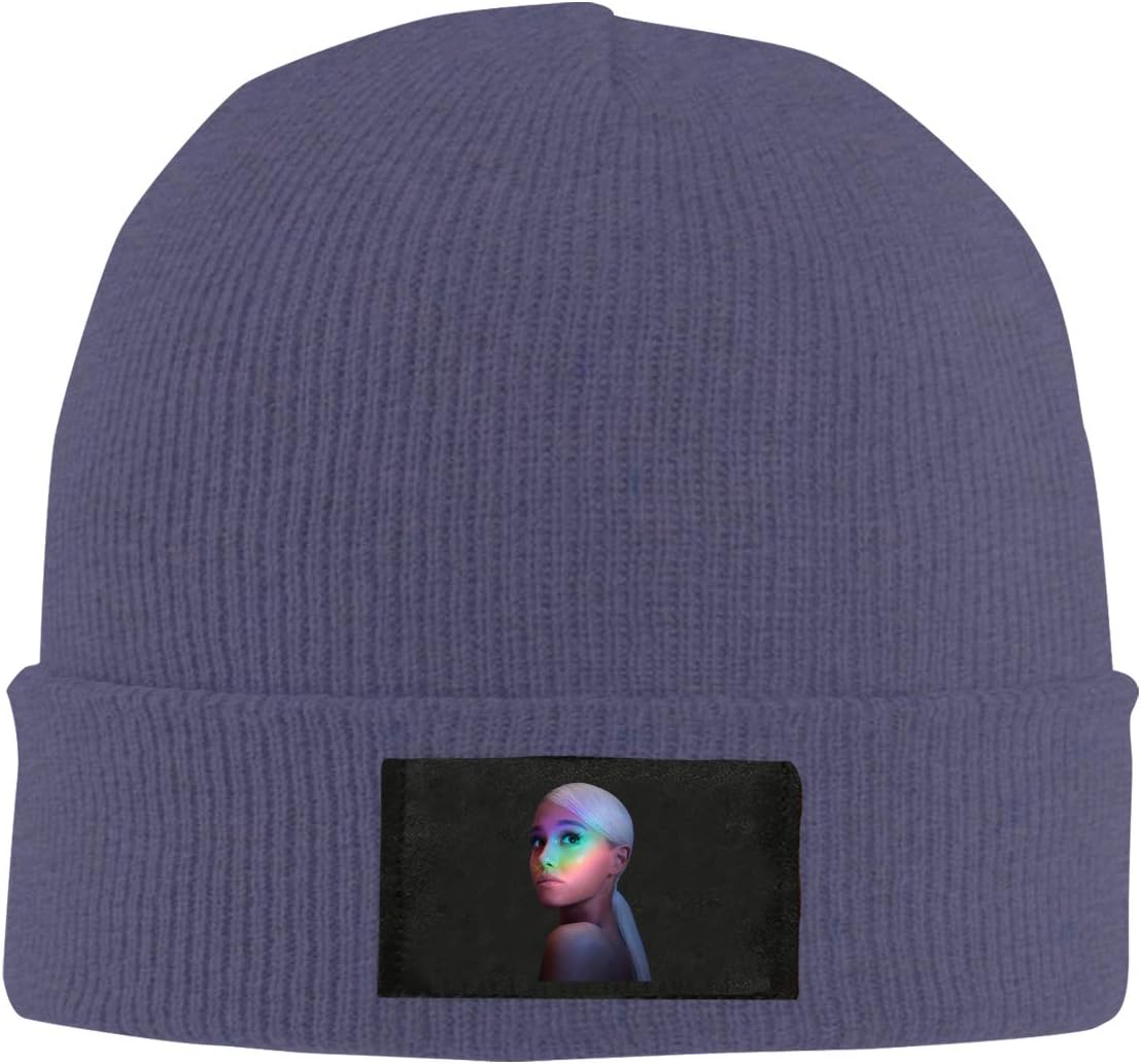 Ari_ana Gra_nde Beanie Hat Winter Warm Knit Skull Hat Cap for Mens/Womens