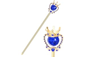 HAIQILIN Queen Scepter Crystal Magic Wand for Birthday Party Prom Sceptor