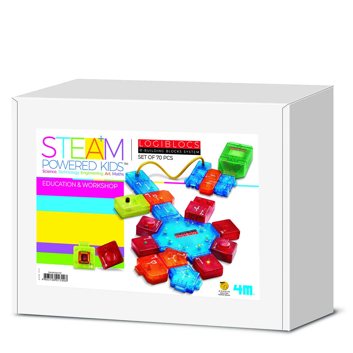 4M 401709 Logiblocs School Kit, Multi Colour โ image 1