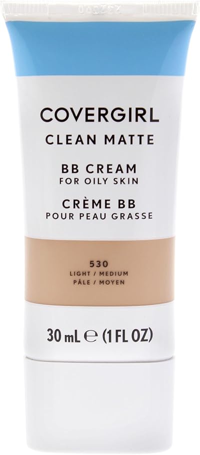 COVERGIRL Clean Matte BB Cream Foundation Light/Medium 530 - 1 fl oz