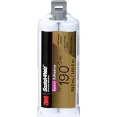 3M Scotch-Weld Epoxy Adhesive DP190, Gray, 48.5 mL Duo-Pak, 1 Each | Provides Tough, Strong Bonds Through High Shear and Peel Strength