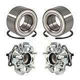 Front Rear Wheel Bearing And Hub Assembly Kit For
