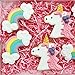 Unicorn Cookie Cutters 3-Pc. Set Made in USA by Ann Clark, Unicorns and Rainbow