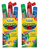 Sunstar GUM Crayola Squeeze-A-Color Anti-Cavity Fluoride Toothpaste 1.5 Ounce, 3 Tubes (Pack of 2)