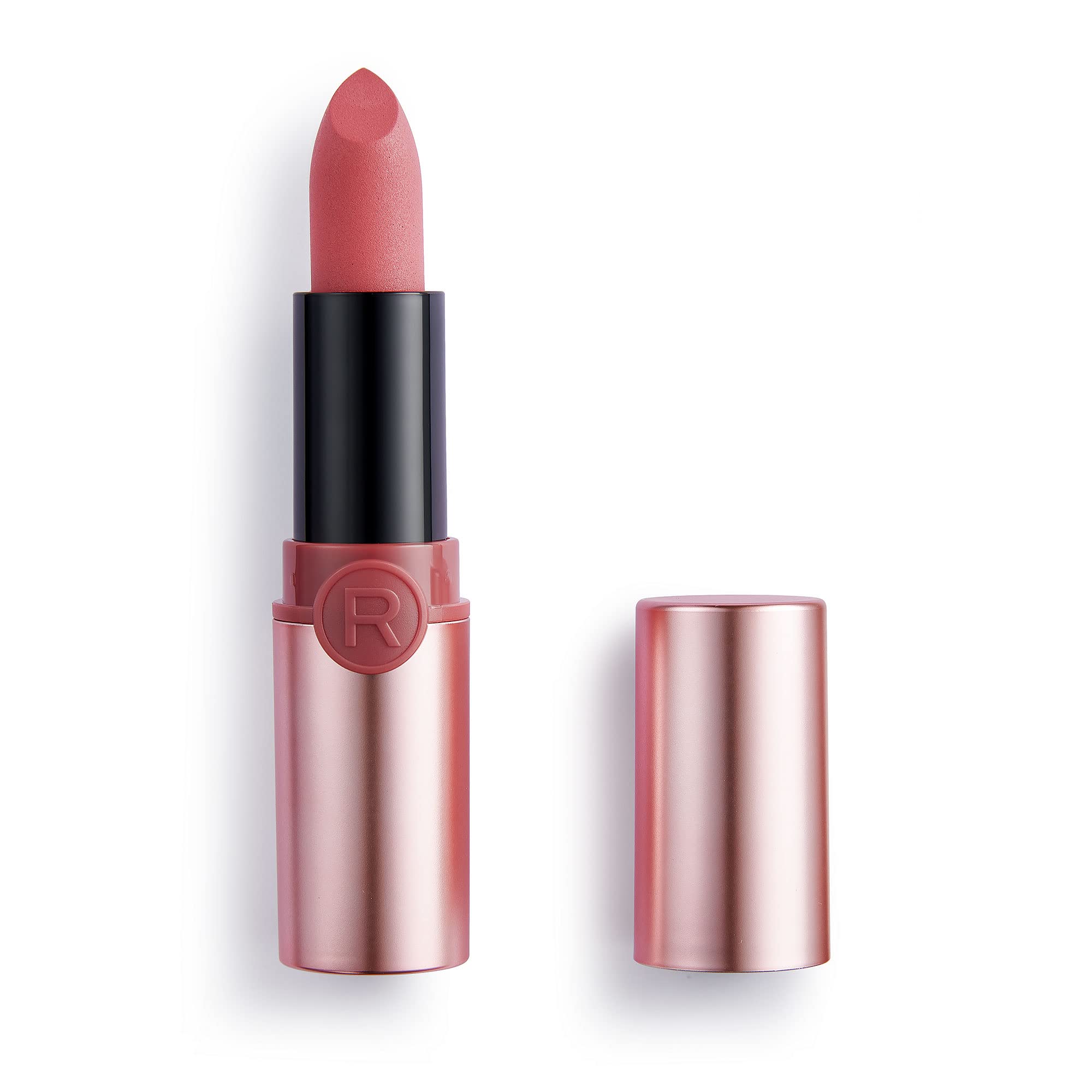 Makeup Revolution, Powder Matte, Lipstick, Rosy, 3.5g