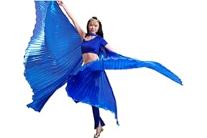 Wuchieal Women's Egyptian Egypt Belly Dance Costume Bifurcate Isis Wings