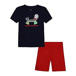 Under Armour UA BASEBALL SET, NAVY/RED TWIST