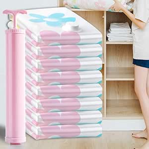 Bolsa de almacenamiento al vacío, doble sellado para guardar colchas