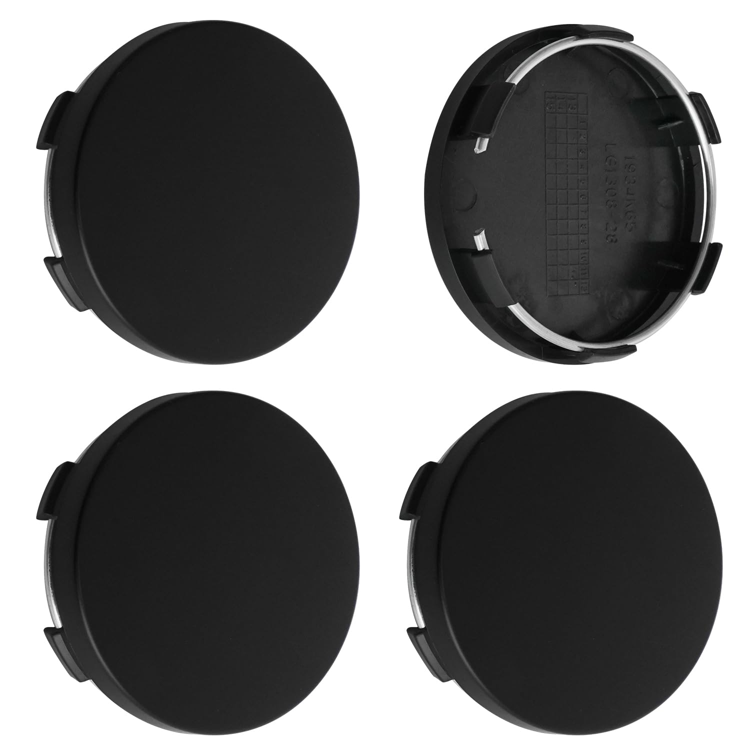 Photo 1 of 2.6Inch 65MM Wheel Center Caps for Ford Expedition Explorer Ranger F150 Rim Hub Caps FL34 1A096, Pack of 4 (Matte Black, Outer 65MM, Inner 61MM, Easy DIY Installation)