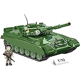 COBI Armed Forces T-72 (East Germany/Soviet) Tank Building Set, 680 Pieces