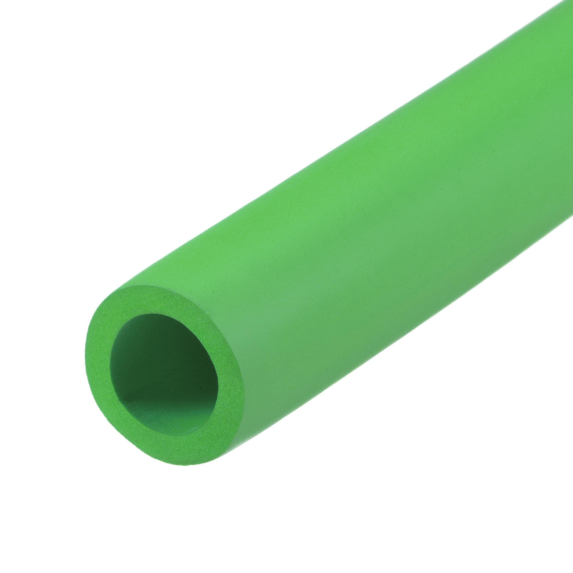 sourcing map Foam Tubing for Handle Grip Support, 22mm ID 32mm OD 1m Length Green