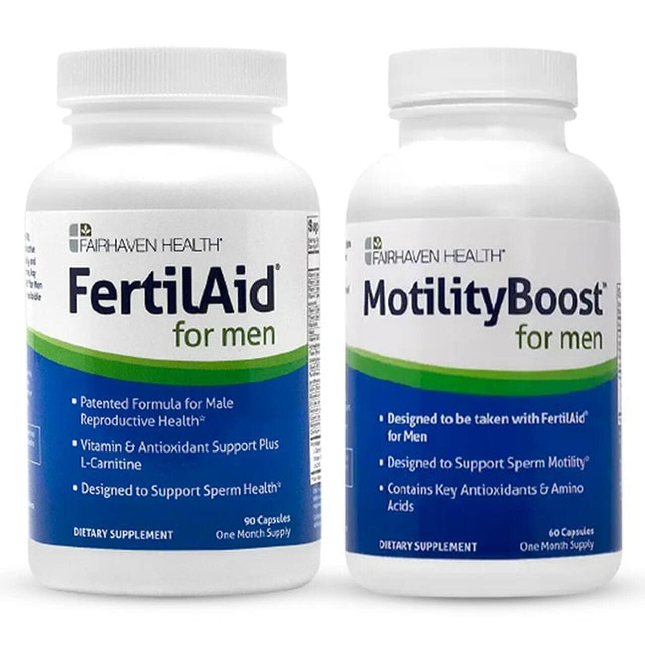 FertilAid for Men and MotilityBoost - 1 Month Supply, Model: , Newborn & Baby Supply