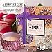 Belvedere Home Natural Scented Soy Candles, Decorative Gift Set of 4, Relaxing Aromatherapy in Lavender, Rose, Ocean, and Orange. Perfect Gift for Any Occasion.