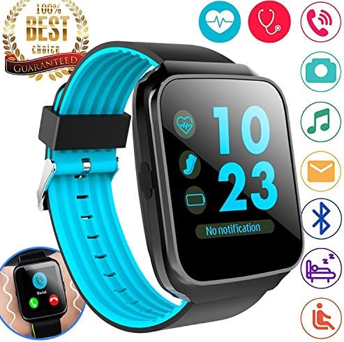 Sports Fitness Tracker Smart Watch Phone for Women Men with Heart Rate Monitor Blood Pressure, Activity Tracker Watch Pedometer Health Monitor Summer Oudoor Swim Run Wearable Phone Wristband for Kid