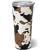 Swig Life 22oz Insulated Tumbler, Travel Coffee Tumbler with Lid, Cup Holder Friendly Travel Coffee Mug, Stainless Steel (Hayride)