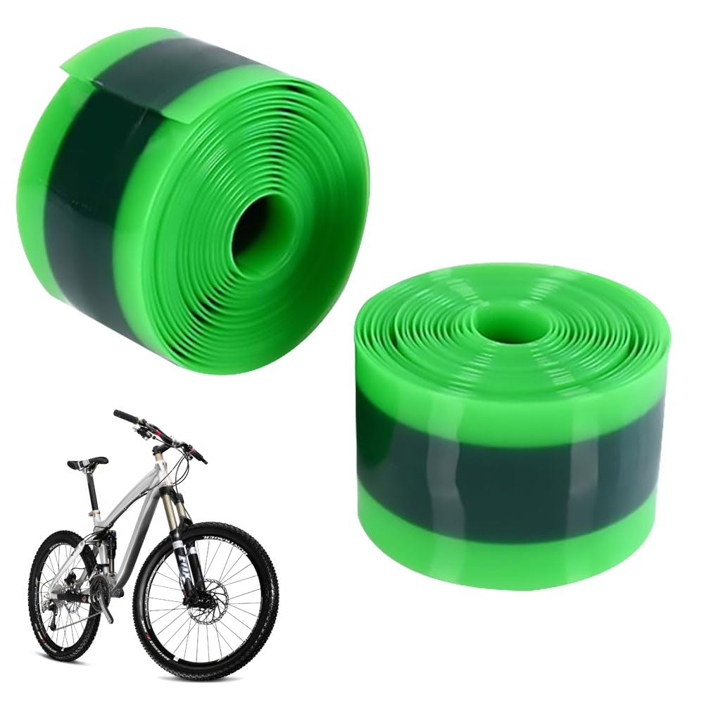 Vmxlso 2 Pieces Anti Puncture Tyre Liner, Bike Tyre Liner Puncture Proof, Anti-puncture Inner Tube Protection Tapes, Bicycle Tube Flat Protector Compatible with 29"/26/700 C