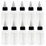 NANSHINE Graduated Bottles 10PCS 60ml(2oz) PET