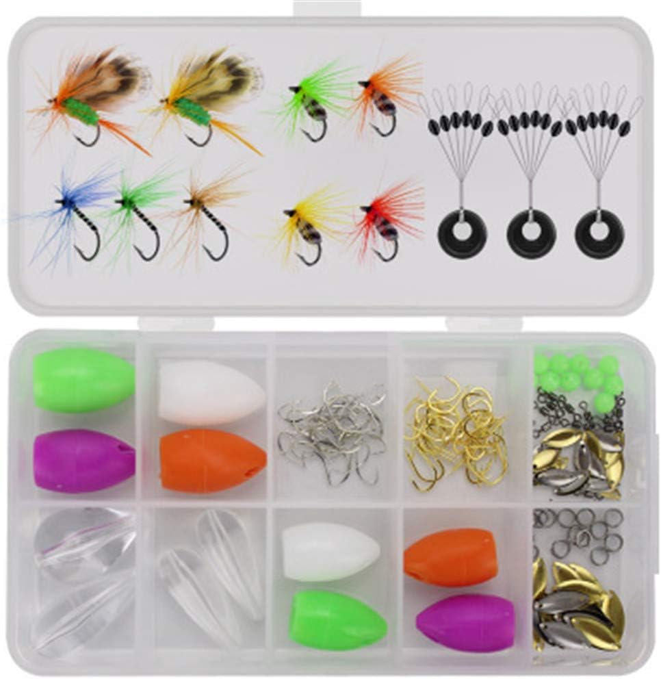 Produktbild von IGOERTZ Angelzubehör-Set 120 Teilig - Posen - 70g Klemmblei In Box