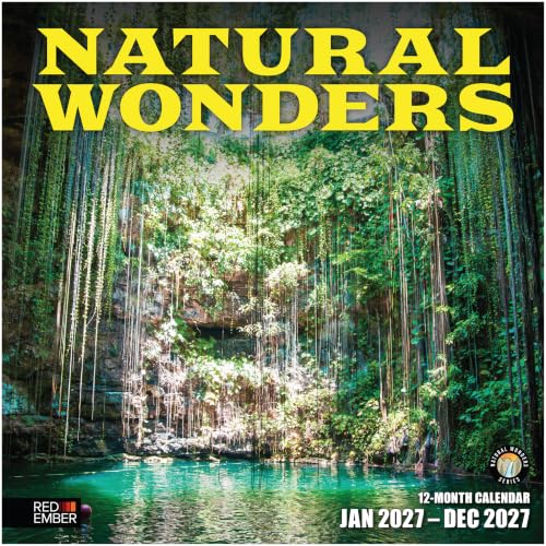 Red Ember Natural Wonders 2027 Calendar