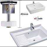 E2TRADE 40mm Chrome Brass Basin Sink Pop Up Plug Replacement view 3