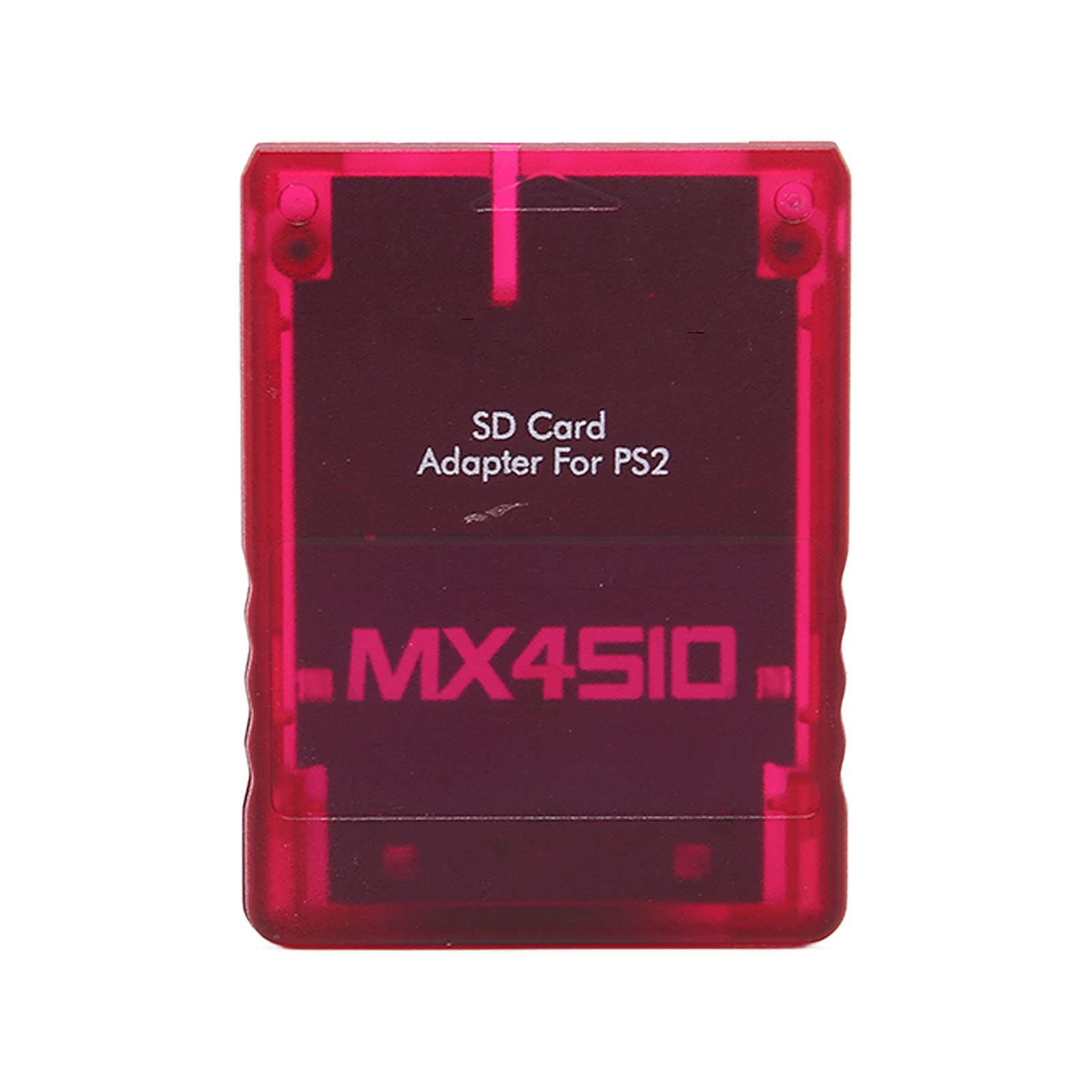 PUSOKEI MX4SIO SIO2SD Memory Card Adapter for Game Consoles, TF Card Reader Adapter for FAT Console, Replacement Memory Card Reader(Red)