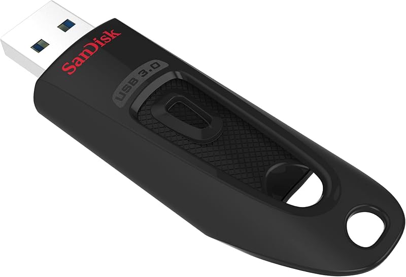 SanDisk Ultra 128GB USB 3.0 Flash Drive Black 130 MB/s Read