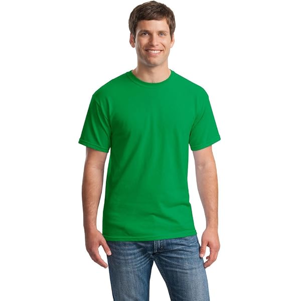 Gildan Men's Heavy Cotton T-Shirt - Antique Irish Green - 2XL - View #11