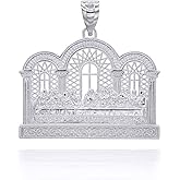 Claddagh Gold Fine Sterling Silver Last Supper Pendant