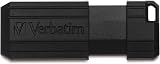 Verbatim 49065 Pinstripe 64GB USB Drive Black Sliding Connector Fast Transfer view 7
