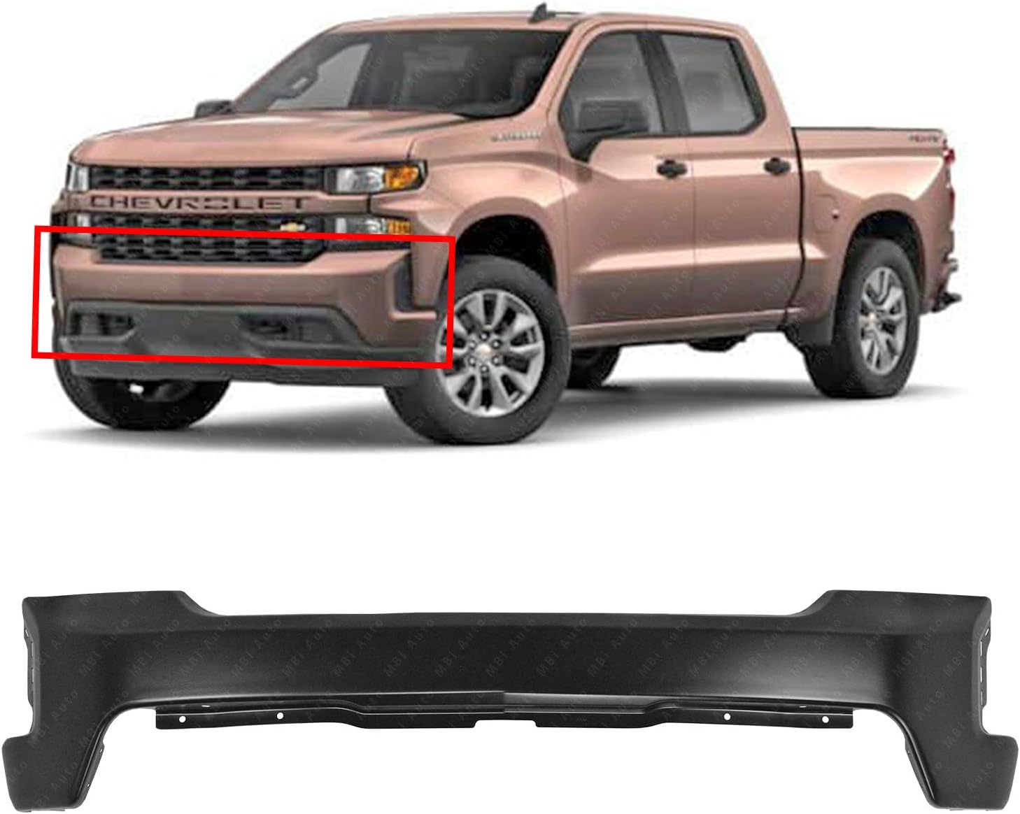 BUMPERS THAT DELIVER Primered, Steel Front Bumper Face