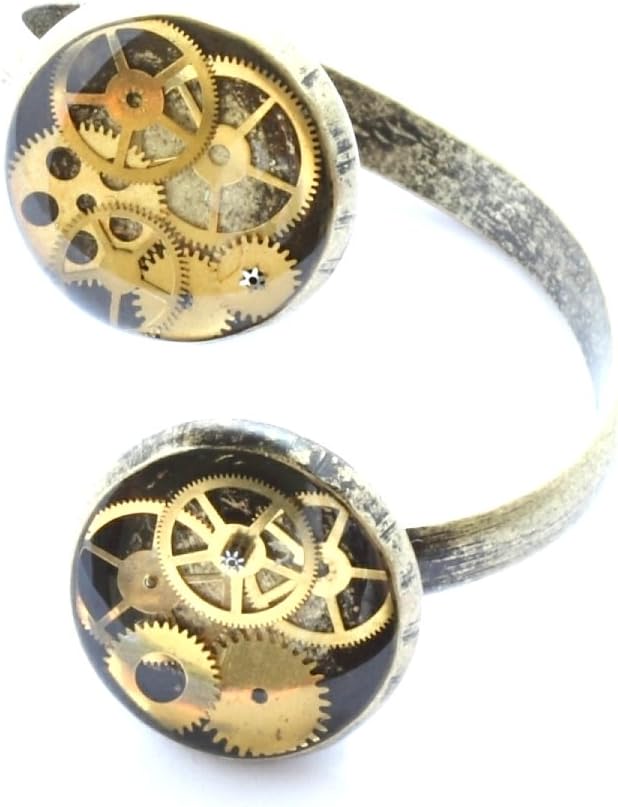 Sophie Hutchinson Designs Adjustable Wraparound Steampunk Ring, Wraparound Ring, Adjustable Ring, Watch Parts Ring, Watch Movement Ring, Clockwork Ring