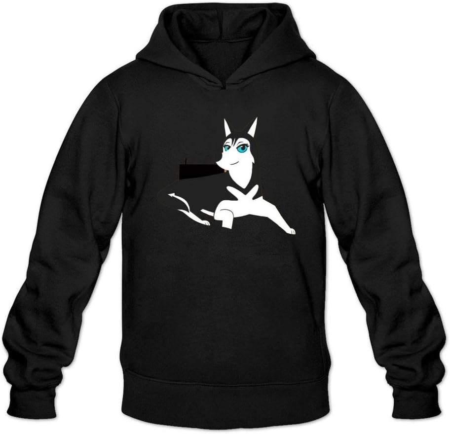 Mishka Husky Talking Siberian Men's Custom Sweatshirt Pullover Hoodie