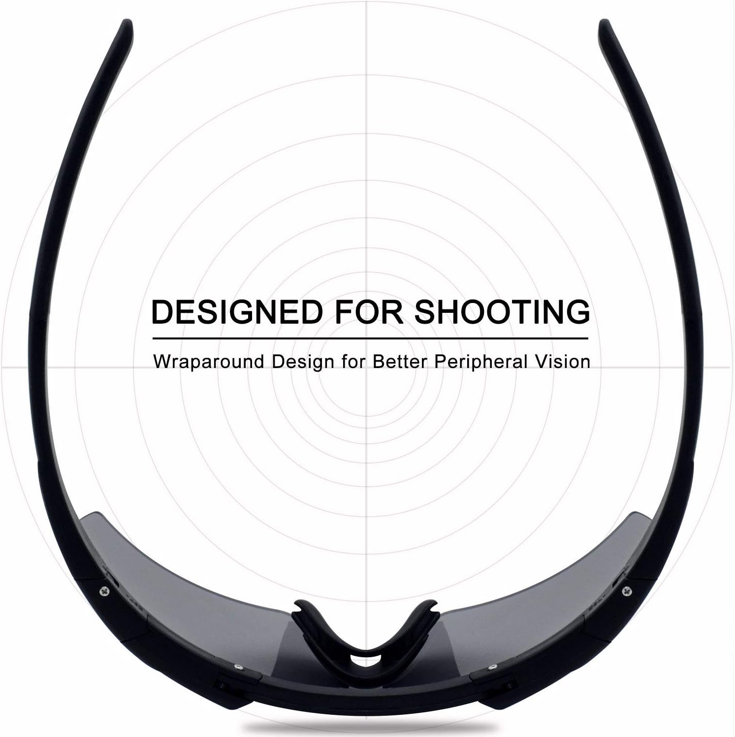 Outdoor Tactical Glasses with 3 Interchangeable Lenses, High Impact resistance Shooting Glasses, Unisex Safety Eyewear - Anti fog UV400 Eye Protection Sunglasses for Hunting Cycling Driving Compact : Sports & Outdoors