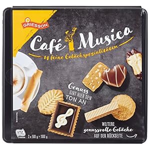 Griesson Gebäckmischung Café Musica gold 1.000 g, 1er Pack (1 x 1 kg)