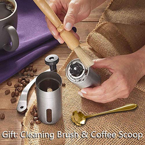 Manual Coffee Grinder Hand Coffee Bean Blade Grinders with Ceramic