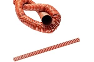 BERWDUXA 1" 2" 2 1/2" 3" Car Air Duct Hose Flexible Silicone Vent Pipe For Diesel Heater/Industrial Fumes Ventilation Intake 