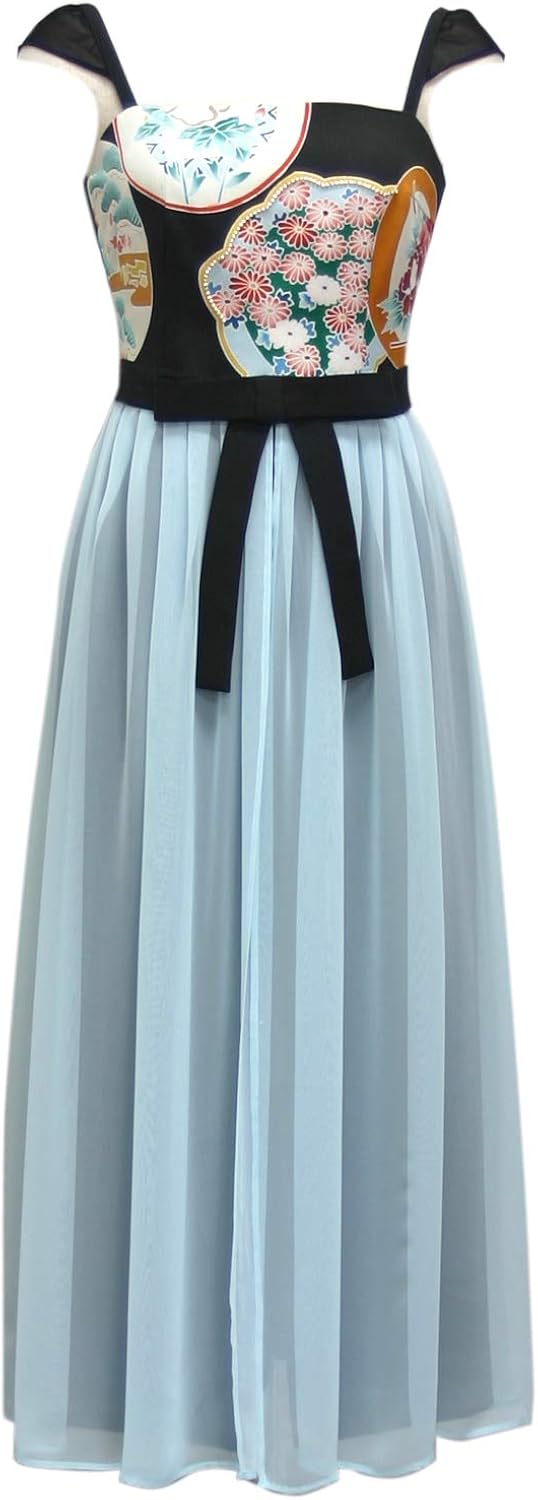 Amazon 一点物の着物ドレス 結婚式や二次会 パーティーに和ドレスを イブニングドレス 通販