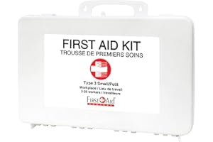 First Aid Central AZ-CSA3SP Type 3 25-Person Intermediate First Aid Kit, 120 Pieces