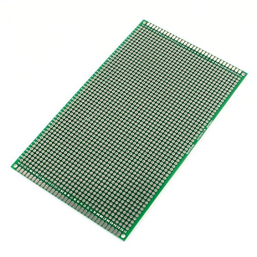 WINGONEER 2PCS (9 x 15cm) PCB Board Universal Double Sided Prototyping Breadboard Panel Circuit Board for DIY Soldering