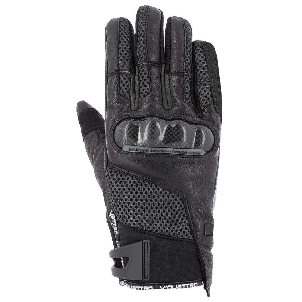 V Quattro Design SP 18 Men's Gloves, Black, Size M