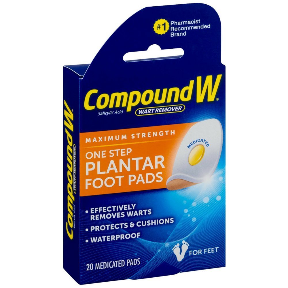 Amazon Compound W Wart Remover One Step Pads Maximum Strength 