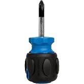 Jonard Tools SDSP-2 Stubby Screwdriver, 2 Phillips Tip with Comfort Grip, 3 1/2" Length