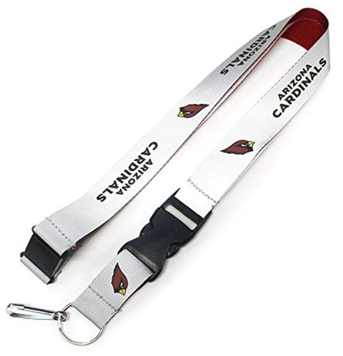 aminco NFL Arizona Cardinals Reflective Lanyard, Silver, 6